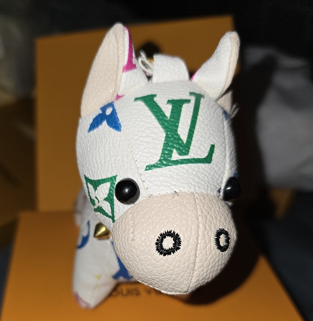 ♡♡♡ Designer-Inspired Donkey Monogram Keychain